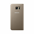 Samsung flipové pouzdro S-view EF-CG935PFE pro Samsung Galaxy S7 Edge (SM-G935), zlatá (EU Blister)