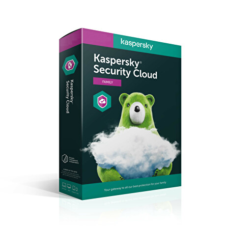 ESD Kaspersky Security Cloud Family 10x 1 rok Nová