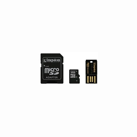Kingston Mobility Kit G2 32GB (micro SDHC karta 32GB Class 4+ USB čtečka+ adap.)