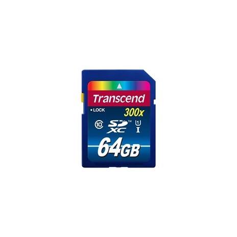 Transcend 64GB SDXC (Class10) UHS-I 400X (Premium) paměťová karta