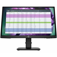 HP P22 G4 - P-Series - LED monitor - 21.5" - 1920 x 1080 Full HD (1080p) @ 60 Hz - IPS - 250 cd/m2 - 1000:1 - 5 ms - HDMI, VGA, DisplayPort - černá
