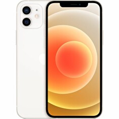 Apple iPhone 12 - Chytrý telefon - dual-SIM - 5G NR - 128 GB - 6.1" - 2532 x 1170 pixelů (460 ppi) - Super Retina XDR Display (12 MP přední kamera) - 2x zadní fotoaparát - bílá