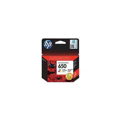HP 650 - originální - cartridge 3barevná, až 200 stran, vhodné pro HP Deskjet Ink Advantage 2515