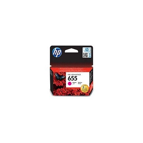 HP 655 Magenta Ink Cart, CZ111AE (600 pages)