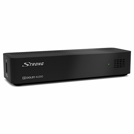 STRONG DVB-T/T2 set-top-box SRT 8213/ bez displeje/ Full HD/ H.265/HEVC/ PVR/ EPG/ USB/ HDMI/ LAN/ SCART/ černý
