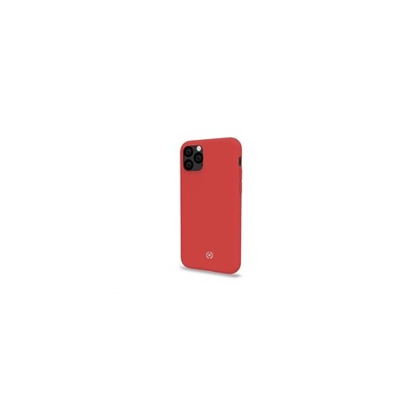 Celly silikonový zadní kryt Feeling pro iPhone 11 Pro Max, červená
