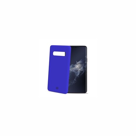 Celly silikonový zadní kryt Feeling pro Samsung Galaxy S10+, modrá