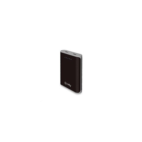 Celly powerbanka 10000 mAh, 2x USB, černá