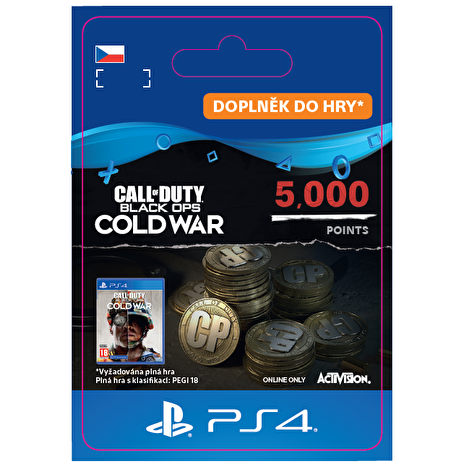 ESD CZ PS4 - 5,000 Call of Duty®: Black Ops Cold War Points