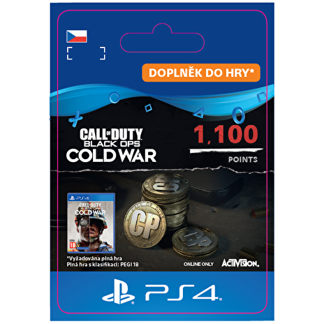ESD CZ PS4 - 1,100 Call of Duty®: Black Ops Cold War Points