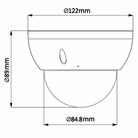 Dahua PTZ IP 2Mpix 30fps/ 4x zoom (2.7-11mm)