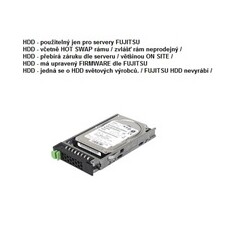 FUJITSU HDD SRV SATA 6G 1TB 7.2k H-P 2.5" BC - RX1330M1 RX2530M1 RX2560M1