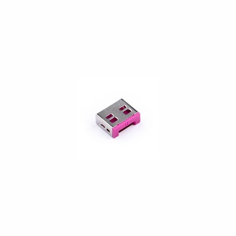 SMARTKEEPER Basic USB Port Lock 6 - 1x klíč + 6x záslepka, růžová
