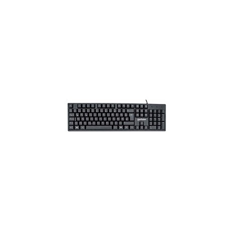 MANHATTAN Wired Keyboard, DE layout, black