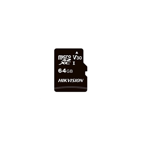 HIKVISION MicroSDXC karta 64GB C1 (R:92MB/s, W:30MB/s) + adapter