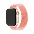 Řemínek FIXED Nylon Strap elastický nylonový pro Apple Watch 38/40mm, velikost S, růžový