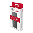 Axagon EEM2-XR, USB-C 3.2 Gen 2 - M.2 NVMe SSD kovový RADIATOR box s dvěma chladiči
