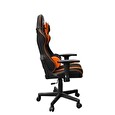 Gembird Gaming chair / herní křeslo SCORPION 04, černá sítovina, oranžová kůže