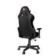 Gembird Gaming chair / herní křeslo SCORPION 06, černá sítovina, červená niť