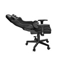 Gembird Gaming chair / herní křeslo SCORPION 06, černá sítovina, červená niť