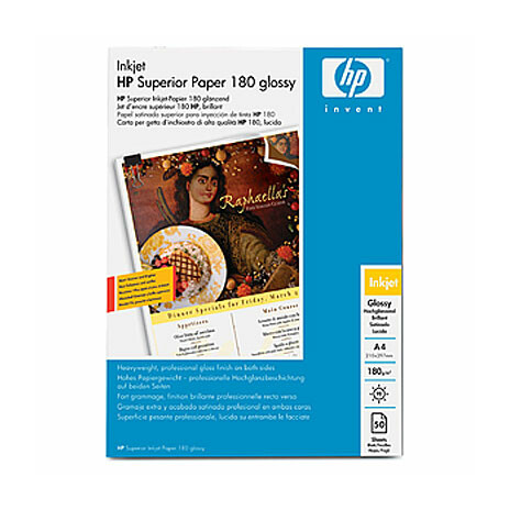 HP C6818A Superior Inkjet Paper Glossy, A4, 50 listů, 180 g/m2