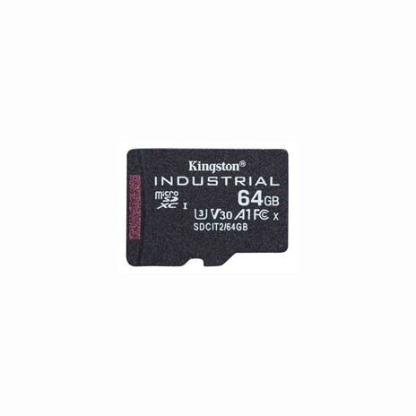 Kingston MicroSDXC karta 64GB microSDXC Industrial C10 A1 pSLC Card Single Pack