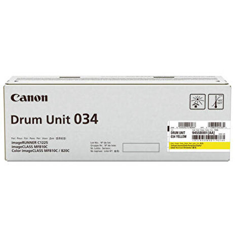 Canon drum unit 034 pro iR-C1225 a iR-C1225iF / Yellow / 34000str.