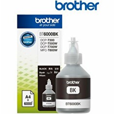 BROTHER INK BT-6000BK black pro T300, T500W, T700W, cca 6000 stránek