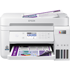 EPSON tiskárna ink EcoTank L6276, 3v1, A4, 1200x4800dpi, 33ppm, USB, Wi-Fi, LAN, bílá, 3 roky záruka po reg.