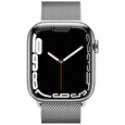 Apple Watch Series 7 Cell, 45mm Silver/Steel/Silver Mil.Loop