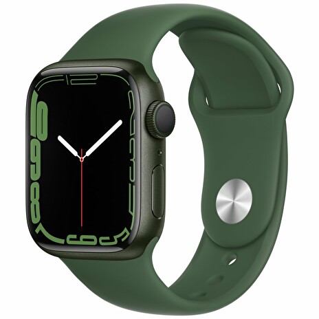 Apple Watch Series 7, 41mm Green/Clover SportBand
