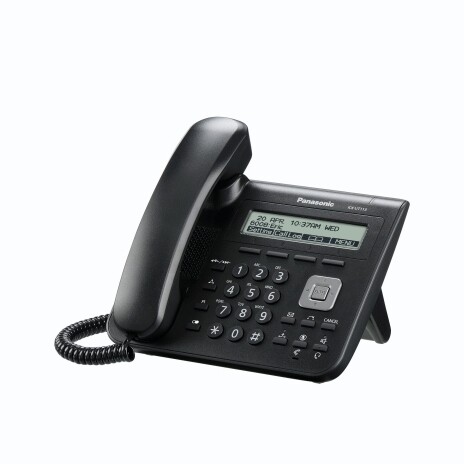 Panasonic KX-UT113NE-B, stolní IP telefon, černý