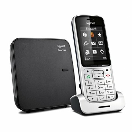 SIEMENS Gigaset SL450 Silver - DECT/GAP bezdrátový telefon