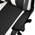 Genesis herní křeslo NITRO 650 bílo-černá tkanina