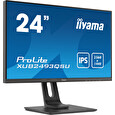 24" iiyama XUB2493QSU-B1: IPS, WQHD, 300cd/m2, 4ms, HDMI, DP, USB, height, pivot, černý