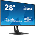 28" iiyama XUB2893UHSU-B1: IPS, 4K UHD, 300cd/m2, 3ms, HDMI, DP, USB, height, pivot, černý