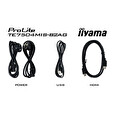 75" iiyama TE7504MIS-B2AG: IPS, 4K, 400cd/m2, 24/7, iiWare, WiFi, 4x Touch Pen, HDMI, USB-C, 20P