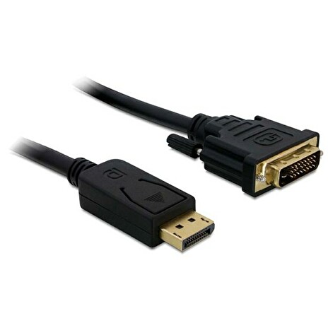Delock kabel Displayport -> DVI 24+1 m/m 3m pozlacený