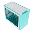 Cooler Master case MasterBox NR200P Cyan, mini-ITX, mini-DTX, modrá, bez zdroje