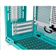 Cooler Master case MasterBox NR200P Cyan, mini-ITX, mini-DTX, modrá, bez zdroje