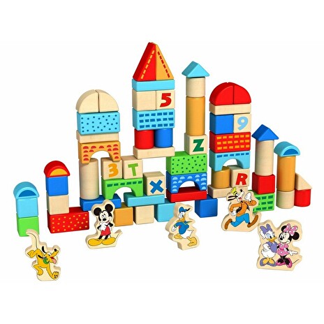 Hračka Disney baby Mickey stavebnice 100 ks, 18 x 27 cm