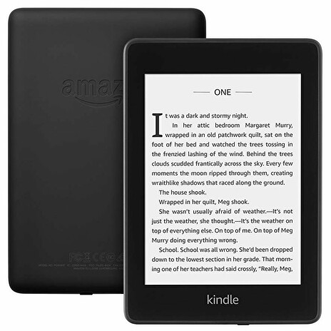 AMAZON e-book reader Kindle PAPERWHITE 4 2018/ 6" E-ink displej/ 32GB/ IPX8/ Wi-Fi/ BEZ REKLAM/ černá
