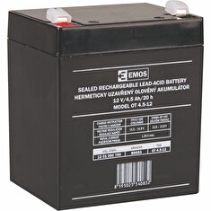 EMOS Bezúdržbový olověný akumulátor 12V 4,5Ah