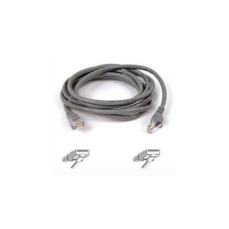 Belkin kabel PATCH UTP CAT5e 10m šedý, bulk Snagless