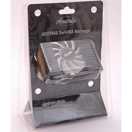 Acutake ACU-DVR 01 DarkVGA Rectangle, chladič karet, (113x80x40), GeForce 4, FX 5700, 5800, 5900, 5950, 5900 LE