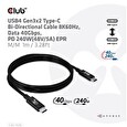 Club3D kabel USB-C, Data 40Gbps, PD 240W(48V/5A) EPR M/M 1m