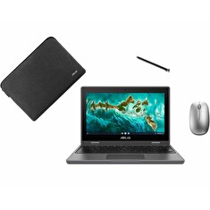 ASUS Chromebook CR1100FKA-BP0172 Celeron® N5100/4GB/64GB eMMC/11,6'' dotykový HD/2yr Pick up & Return/Chrome/tmavě šedá