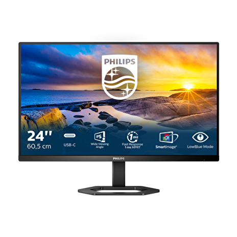 Philips MT IPS LED 23,8" 24E1N5300AE/00 - IPS panel, 1920x1080, HDMI, DP, USB-C, USB 3.2, repro, pivot