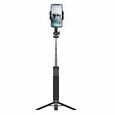 Selfie tyč FIXED Snap XL s tripodem a bezdrátovou spouští, 1/4" šroub, černý
