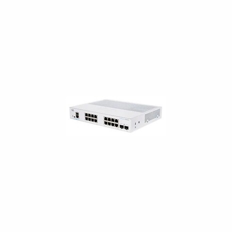 Cisco switch CBS250-16T-2G-UK, 16xGbE RJ45, 2xSFP, fanless - REFRESH
